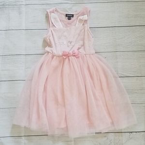 Girls Cotton / Tule Bunny Dress